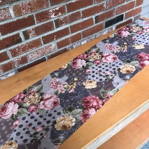Floral 60” Oblong Scarf (Roses)
